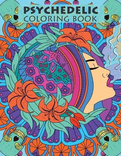 Psychedelic Coloring Book For Adults, Tasha Tokes - Paperback - 9781953884428