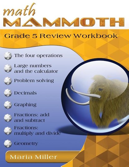 Math Mammoth Grade 5 Review Workbook, MILLER,  Maria - Paperback - 9781954358560