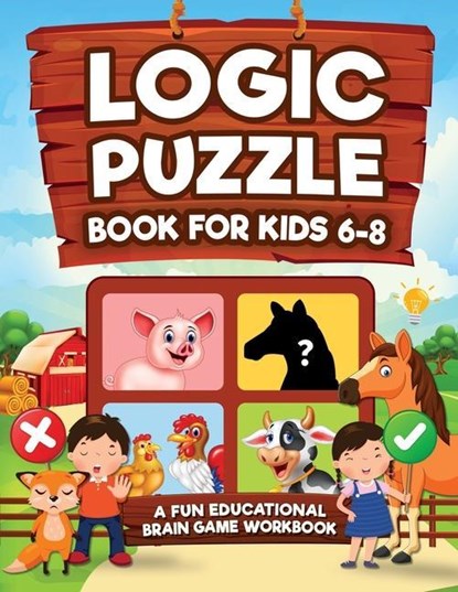 Kap Books, L: Logic Puzzles for Kids Ages 6-8, Logic Kap Books ; Kap Brain Press ; Kc Press - Paperback - 9781954392397