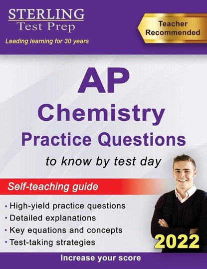 Sterling Test Prep AP Chemistry Practice Questions, Sterling Test Prep - Paperback - 9781954725317