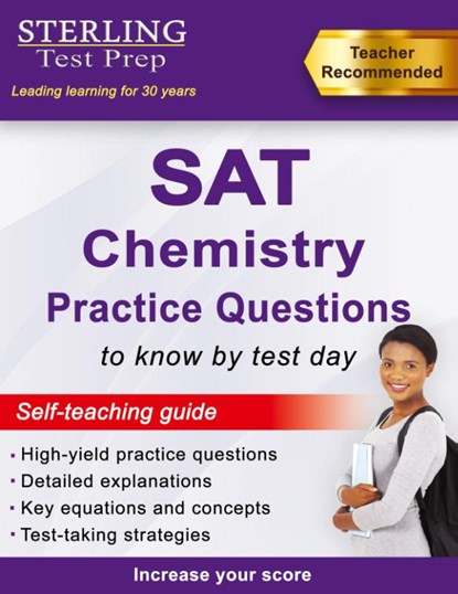 Sterling Test Prep SAT Chemistry Practice Questions, Sterling Test Prep - Paperback - 9781954725379