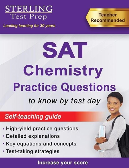 Sterling Test Prep SAT Chemistry Practice Questions, Sterling Test Prep - Paperback - 9781954725379