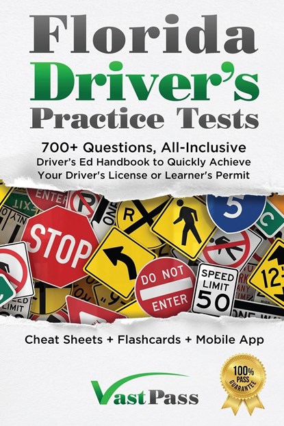 Florida Driver's Practice Tests, Stanley Vast - Paperback - 9781955645027