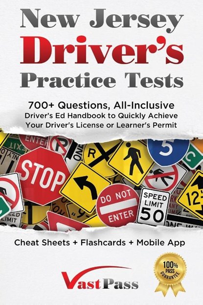New Jersey Driver's Practice Tests, Stanley Vast - Paperback - 9781955645102