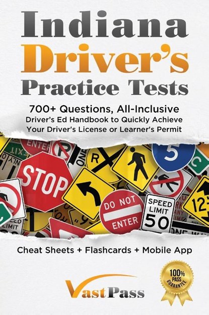 Indiana Driver's Practice Tests, Stanley Vast - Paperback - 9781955645164