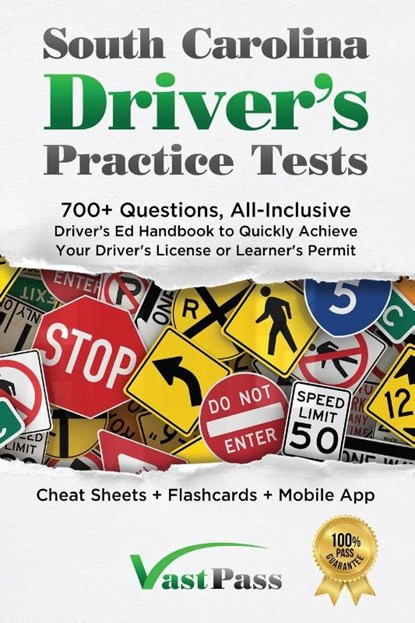 South Carolina Driver's Practice Tests, Stanley Vast - Paperback - 9781955645225