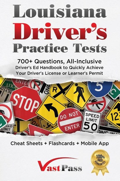 Louisiana Driver's Practice Tests, Stanley Vast - Paperback - 9781955645249
