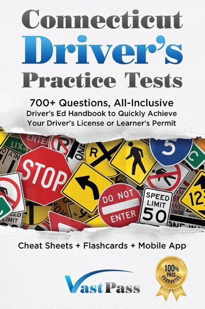 Connecticut Driver's Practice Tests, Stanley Vast - Paperback - 9781955645287
