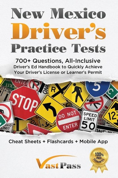 New Mexico Driver's Practice Tests, Stanley Vast - Paperback - 9781955645355