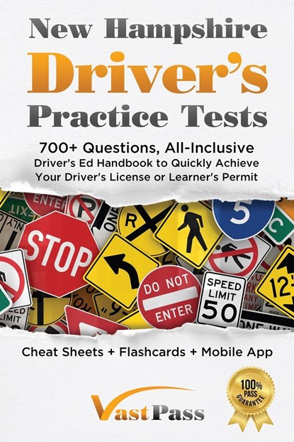 New Hampshire Driver's Practice Tests, Stanley Vast - Paperback - 9781955645409