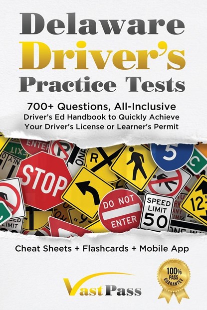 Delaware Driver's Practice Tests, Stanley Vast - Paperback - 9781955645447