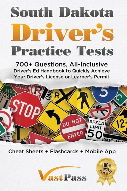 South Dakota Driver's Practice Tests, Stanley Vast - Paperback - 9781955645454