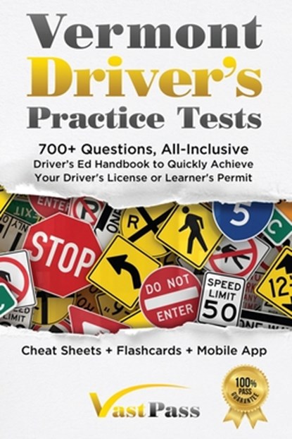 Vermont Driver's Practice Tests, VAST,  Stanley - Paperback - 9781955645492