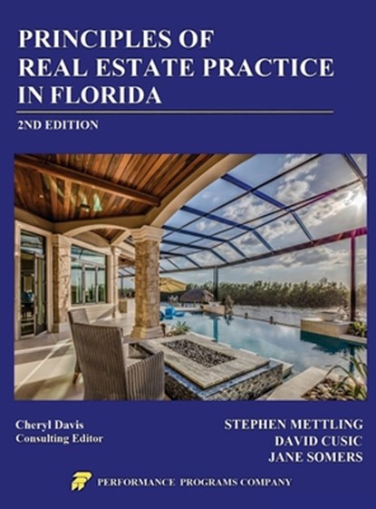 Principles of Real Estate Practice in Florida, Stephen Mettling ; David Cusic ; Jane Somers - Gebonden - 9781955919272