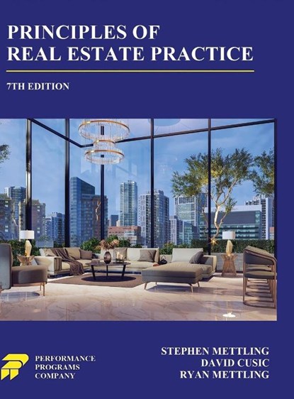 Principles of Real Estate Practice, Stephen Mettling ; David Cusic ; Ryan Mettling - Gebonden - 9781955919357