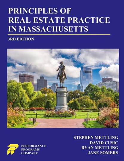 Mettling, S: Principles of Real Estate Practice in Massachus, Stephen Mettling ; David Cusic ; Ryan Mettling - Paperback - 9781955919692