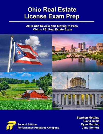Ohio Real Estate License Exam Prep, Stephen Mettling ; David Cusic ; Jane Somers - Paperback - 9781955919869
