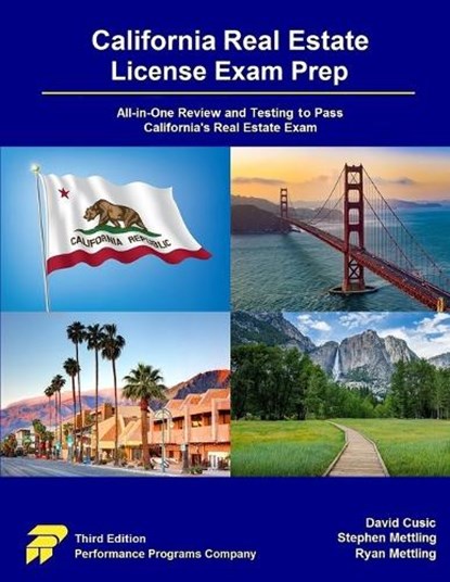 Cusic, D: California Real Estate License Exam Prep, David Cusic ; Stephen Mettling ; Ryan Mettling - Paperback - 9781955919913