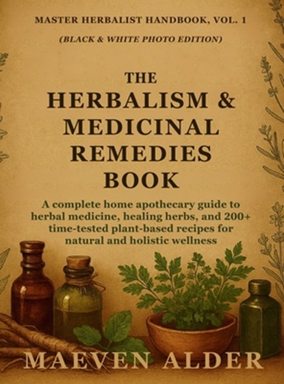 The Herbalism & Medicinal Remedies Book: A Complete Home Apothecary Guide to Herbal Medicine, Healing Herbs, and 200+ Time-Tested Plant-Based Recipes, Maeven Alder - Gebonden - 9781955935623