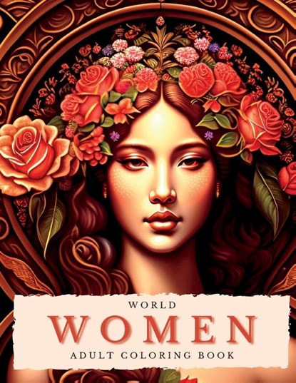 World Women Coloring Book For Adults, Artphoenix - Paperback - 9781956968200