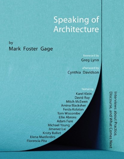 Speaking of Architecture, Mark Foster Gage - Paperback - 9781957183183