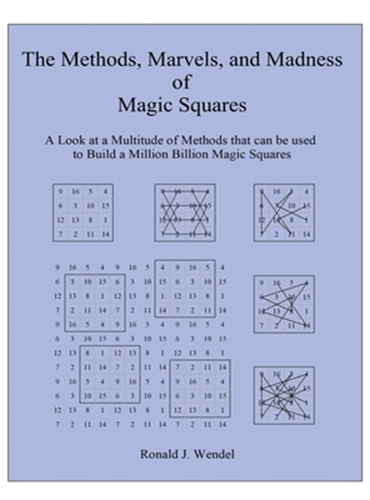 The Methods, Marvels, and Madness of Magic Squares, Ronald J Wendel - Gebonden - 9781957575872