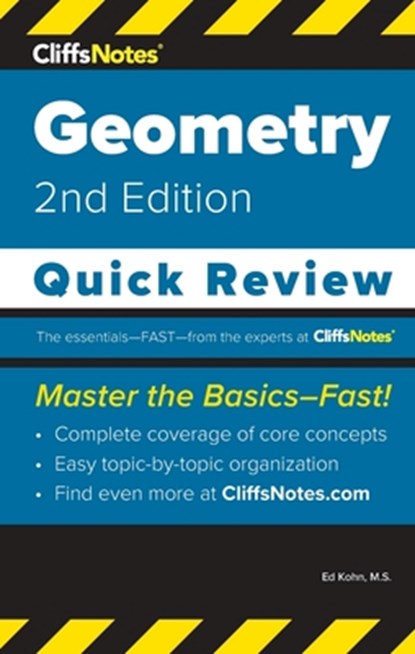 CliffsNotes Geometry, Ed Kohn - Paperback - 9781957671093