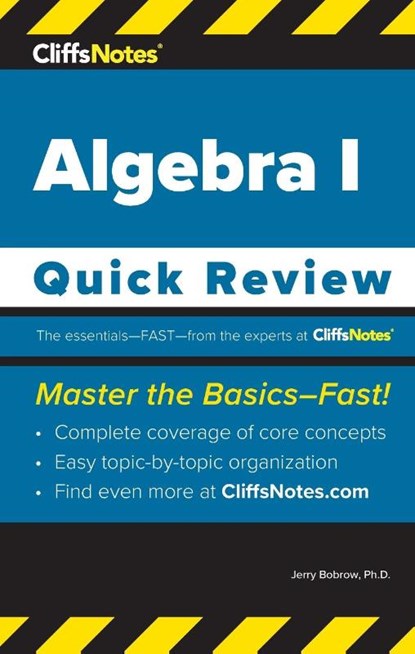 CliffsNotes Algebra I, Jerry Bobrow ; Ed Kohn - Paperback - 9781957671116