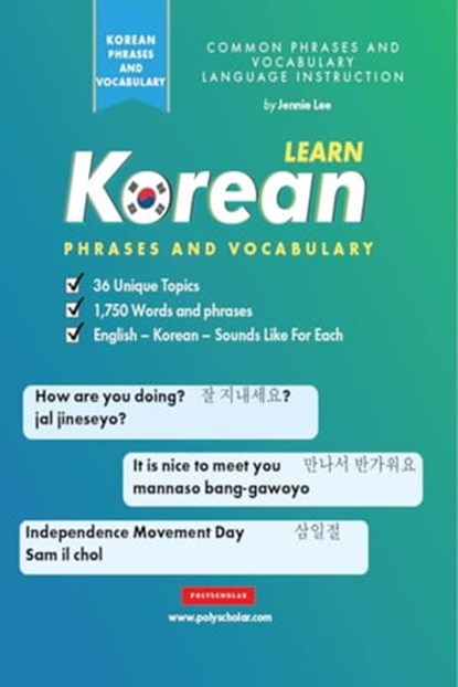 Learn Korean Phrases and Vocabulary, Jennie Lee - Ebook - 9781957884301