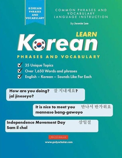 Learn Korean Phrases and Vocabulary, Jennie Lee - Paperback - 9781957884417