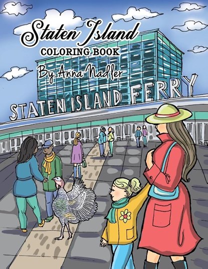 Staten Island Coloring Book, Anna Nadler - Paperback - 9781958428009