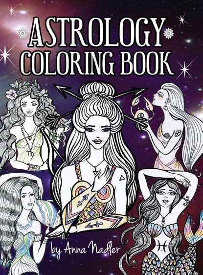 Astrology Coloring Book, Anna Nadler - Gebonden - 9781958428252
