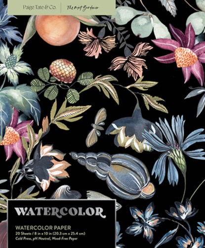 Watercolor Notepad: 20 Sheets / 40 Pages of Watercolor Paper, 8x10 In, 200 Gsm, (Bleed-Proof Framing Water Color Paper), Sarah Simon - Gebonden - 9781958803615