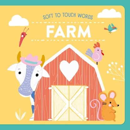 Soft to Touch Words Farm, Little Genius Books - Gebonden - 9781960107428