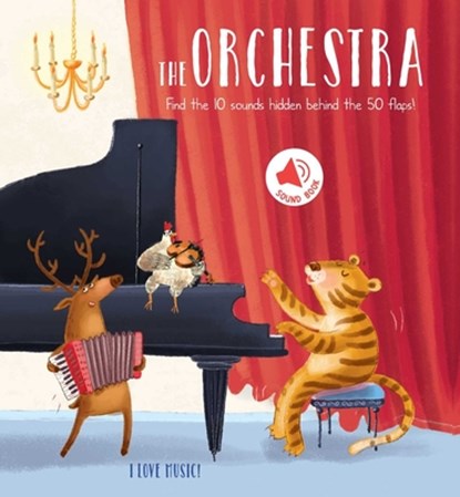 I Love Music - The Orchestra: A Sound Board Book with Flaps, Little Genius Books - Gebonden - 9781960107640