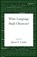 What Language Shall I Borrow?, James S. Currie - Paperback - 9781960326805