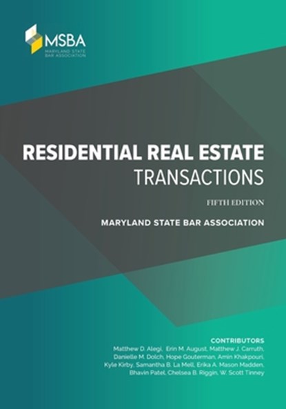 Residential Real Estate Transactions, Matthew D. Alegi - Paperback - 9781960444196