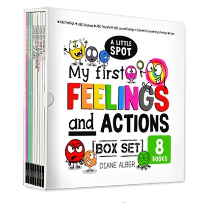 A Little Spot My First (Toddler, Preschool and Kindergarten) Feelings and Actions Box Set (ABCs of Feelings, ABCs of Kindness, ABCs of Peaceful, ABCs, Diane Alber - Paperback - 9781960643209