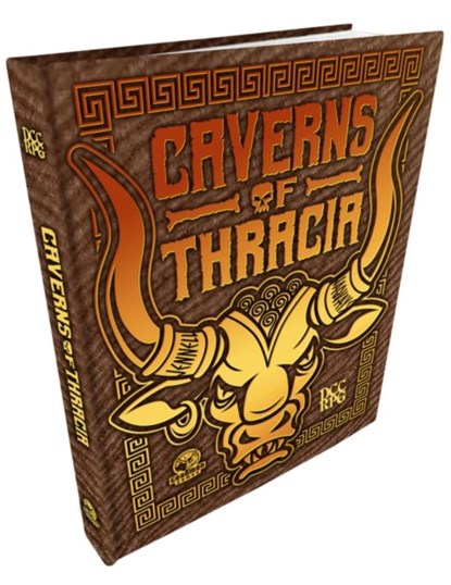 The Caverns of Thracia (DCC RPG) Minotaur Hide Cover, Jennell Jaquays ; Michael Curtis ; Bob Brinkman - Gebonden - 9781961756939