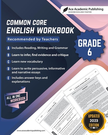 Common Core English Workbook, Ace Academic Publishing - Paperback - 9781962517058
