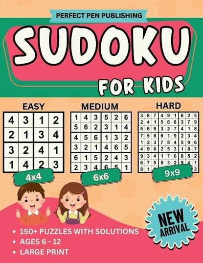 Sudoku for Kids, Pen Perfect Publishing - Paperback - 9781962592017