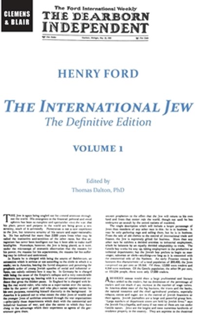 The International Jew: The Definitive Edition (Volume One), Henry Ford - Gebonden - 9781963143027