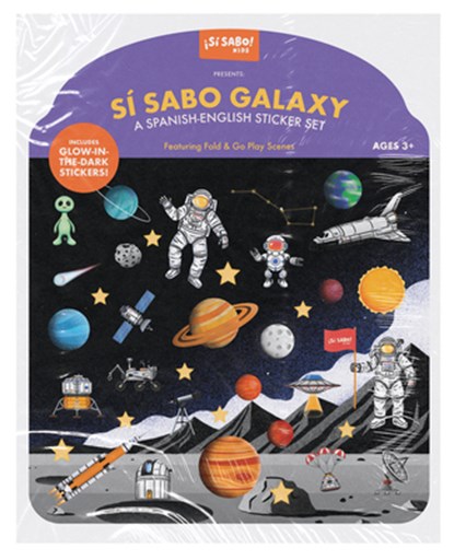 Si Sabo Galaxy: A Bilingual Reusable Sticker Play Set, Mike Alfaro ; Gerardo Guillen - Paperback - 9781963183177