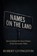Names on the Land, Robert Livingston - Paperback - 9781964035970