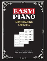 Easy! Piano Note Reading Exercises for Beginners - Hermann Press - 9781964383187