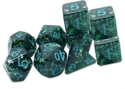 Verdigris Grecian Vase Dice - Traditional 9-set, Goodman Staff - Paperback - 9781964581002