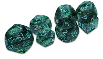 Verdigris Grecian Vase Dice- DCC Funky 7-set, Goodman Staff - Paperback - 9781964581019