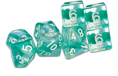 Thracian Azure Swirl Dice - Traditional 9-set, Goodman Staff - Paperback - 9781964581040