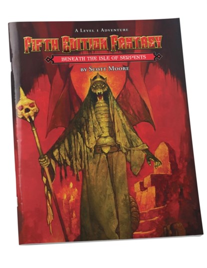 Fifth Edition Fantasy #28: Beneath the Isle of the Serpents, Scott Moore - Paperback - 9781964581187