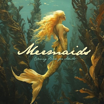 Mermaids Coloring Book for Adults, Monsoon Publishing - Paperback - 9781965017258